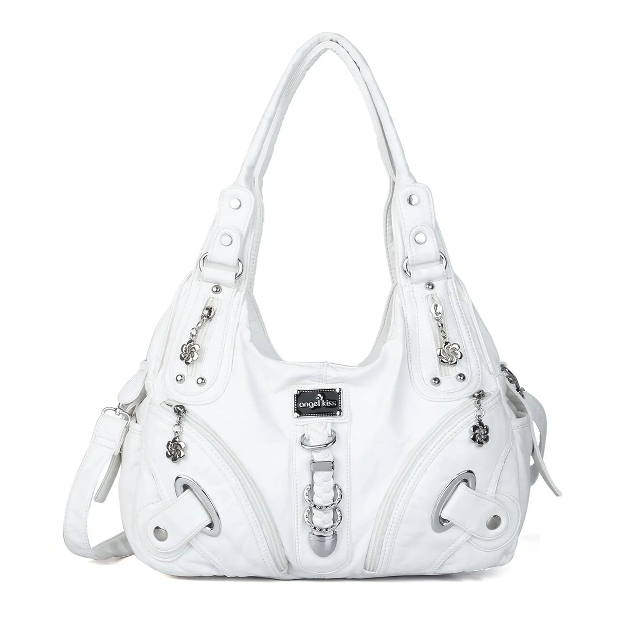 Vintage Studded Hobo Bag