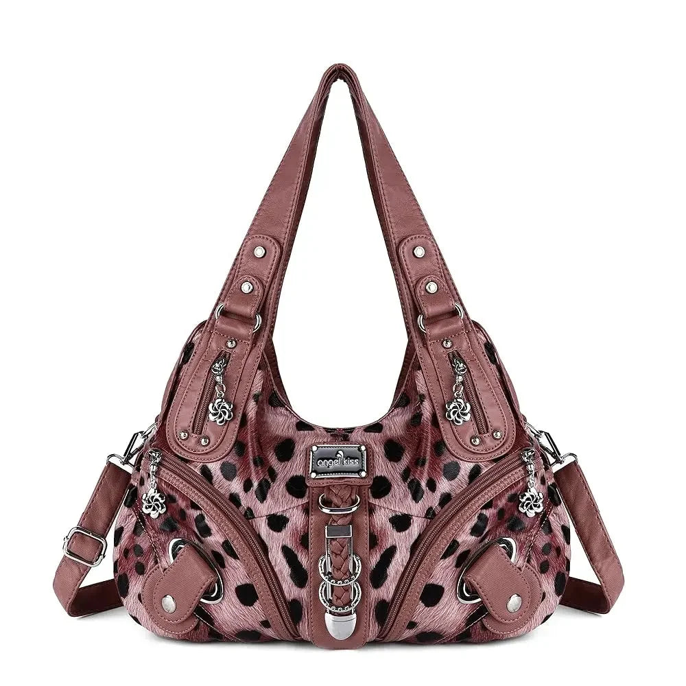 Vintage Studded Hobo Bag